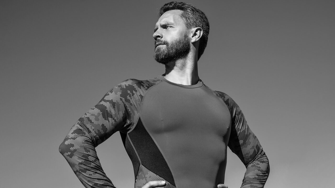 Rashguard przewodnik tkaniny szwy sublimacja